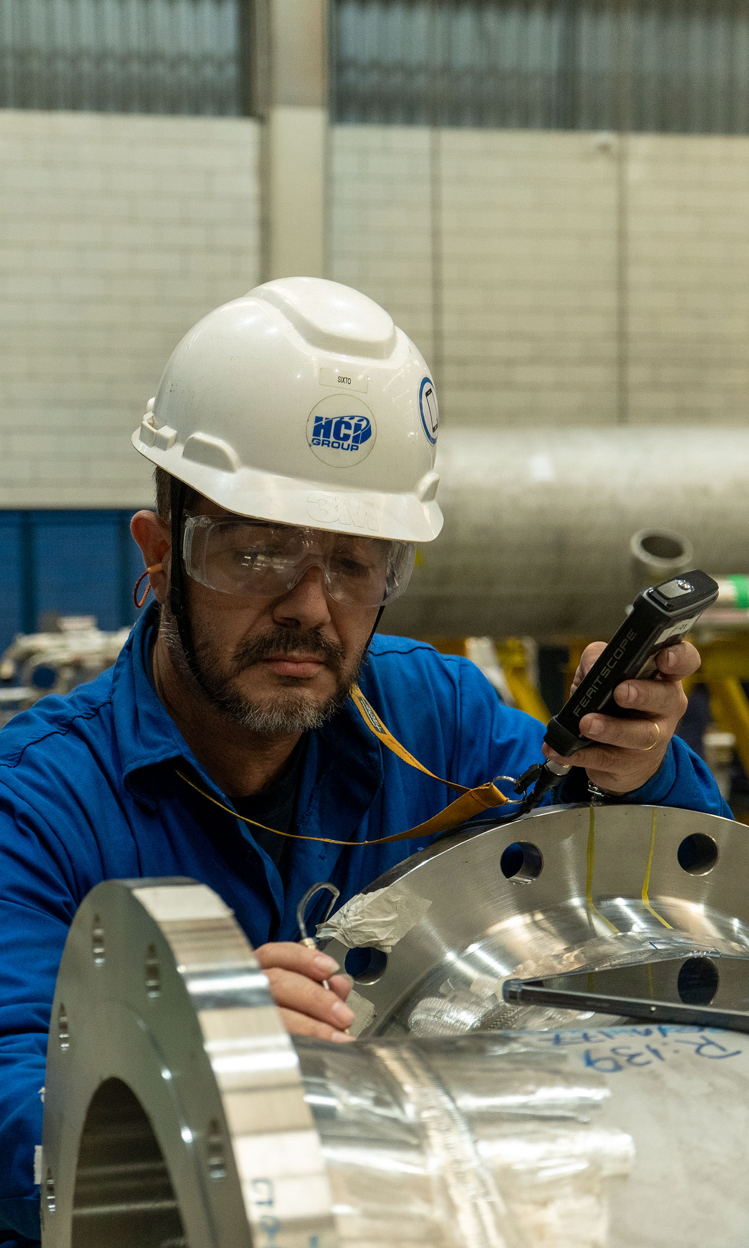 Inspeção e conformidade técnica conduzida por profissionais qualificados